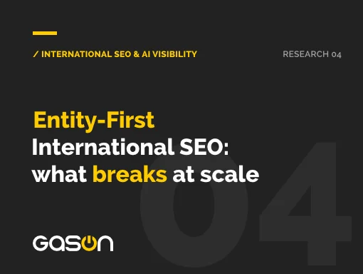 Entity-First International SEO