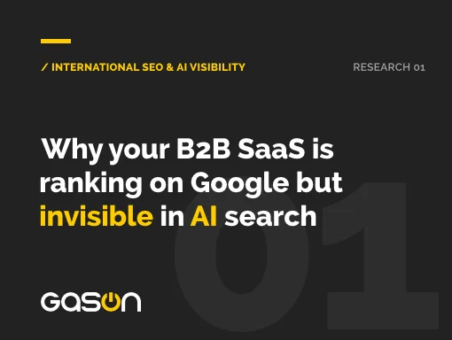 Why your B2B SaaS is ranking but invisible in AI search